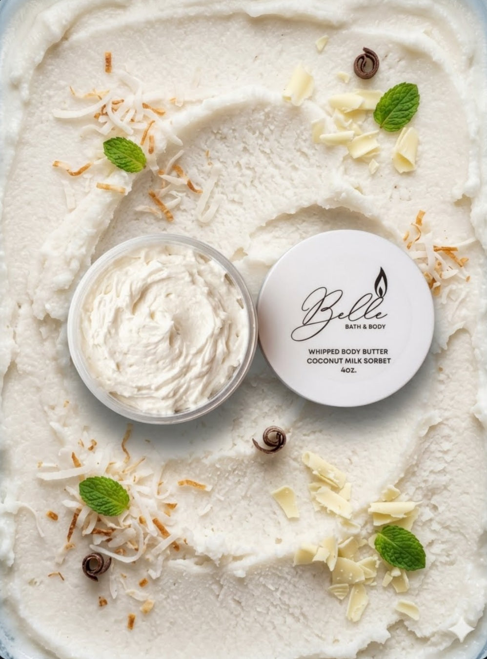 Coconut Milk Sorbet Whipped Body Butter 4oz