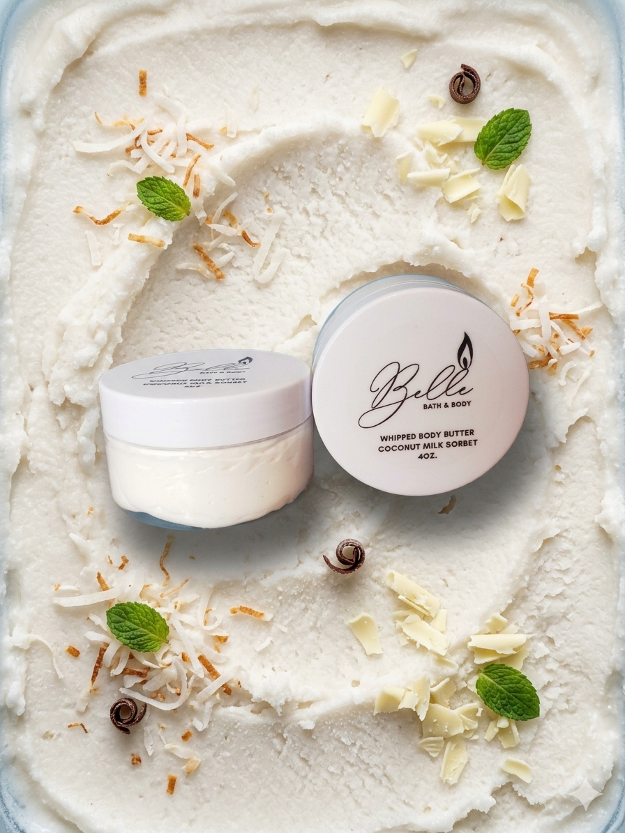 Coconut Milk Sorbet Whipped Body Butter 4oz